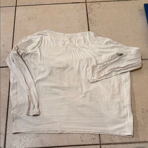 lululemon athletica White Long Sleeve Top